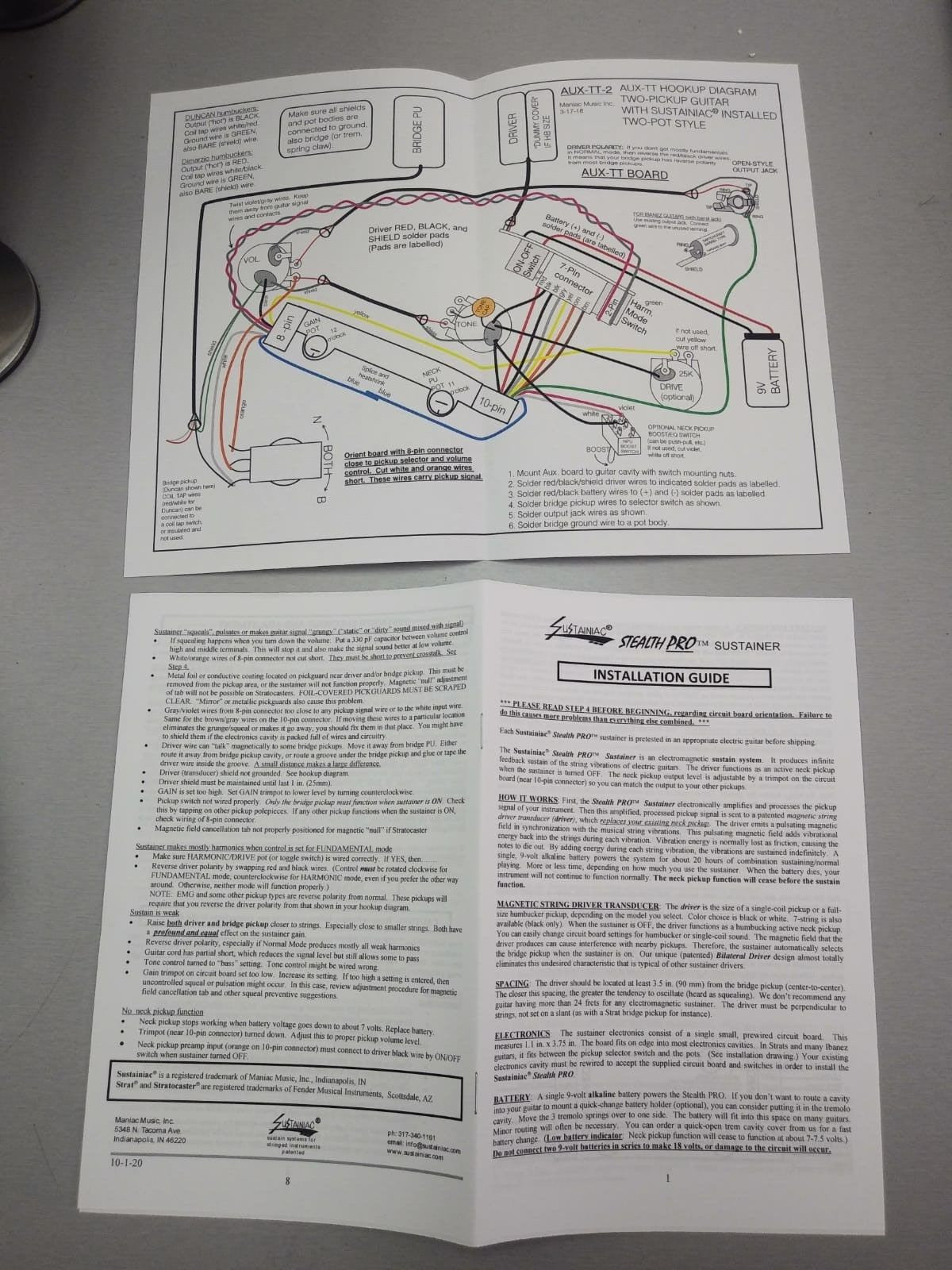 Sustainiac Stealth Pro Installation Manual